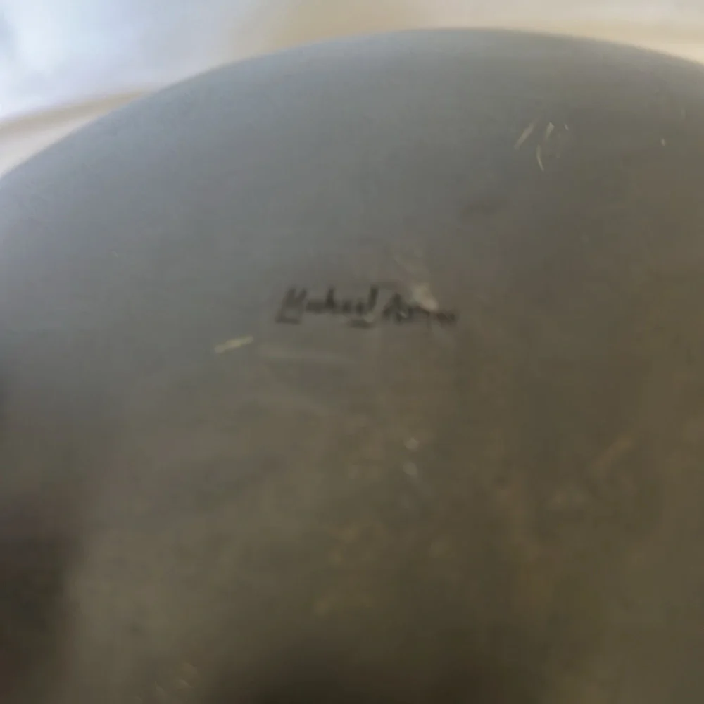 Michael Aram Brass Black & Gold Sona bowl approx  8